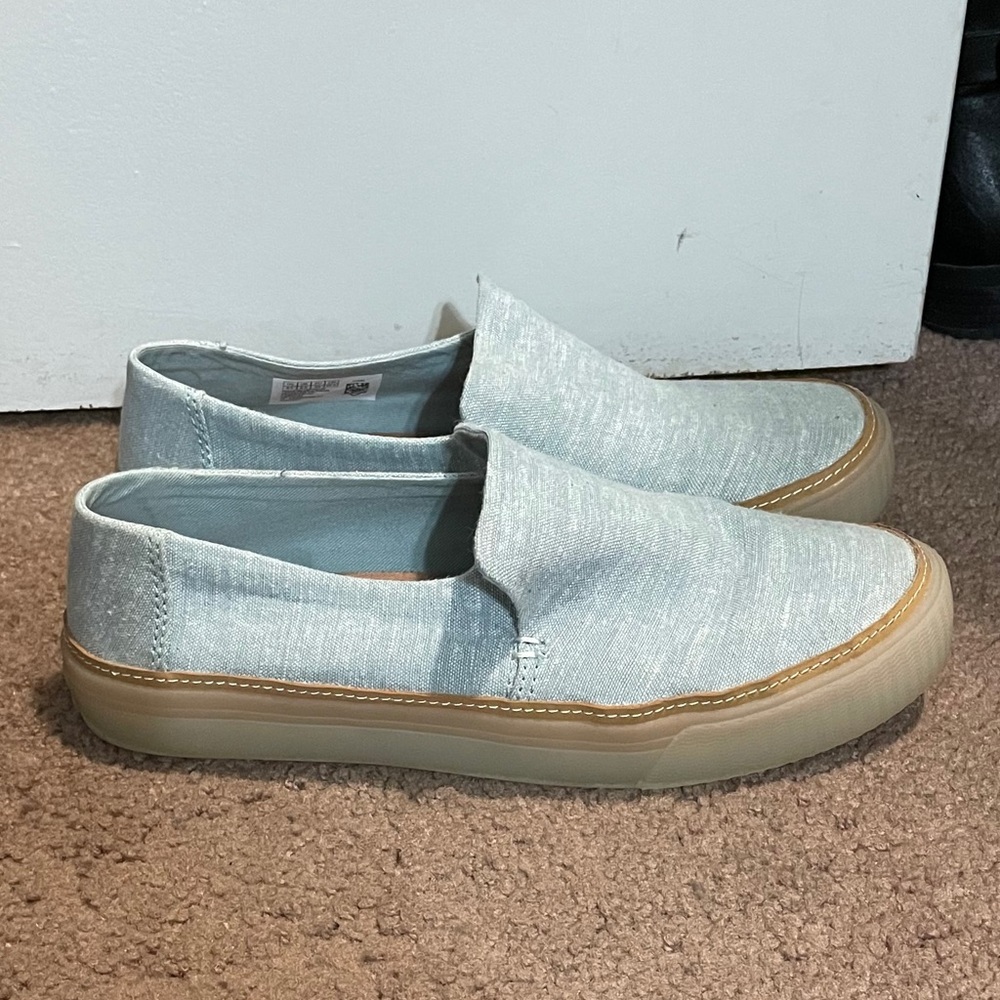 TOMS SUNSET CANVAS PLATFORM SNEAKERS